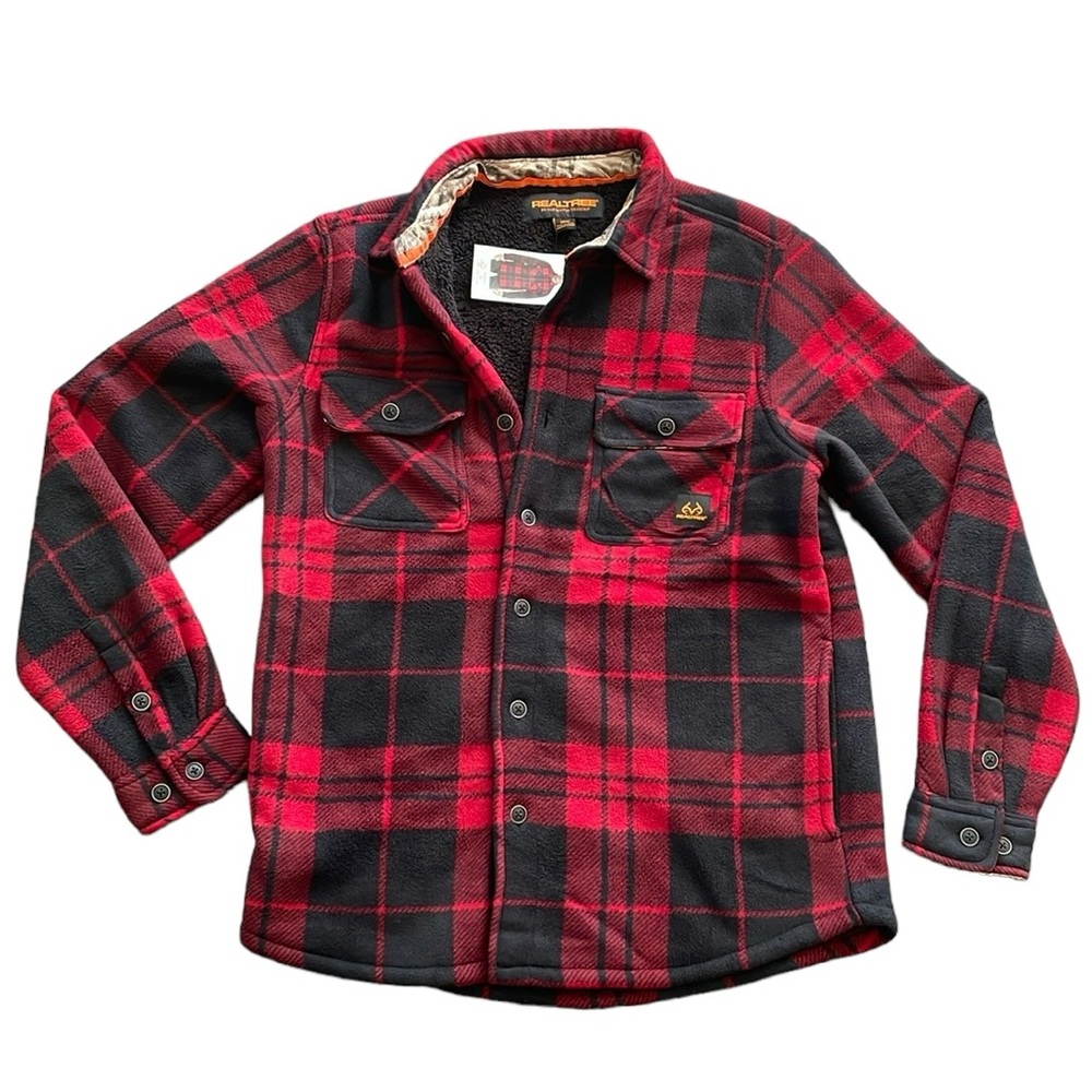 Realtree - Men's Sherpa Lined Jacket / Shacket